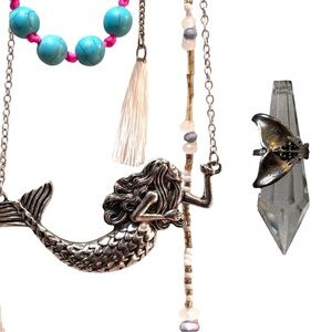 🧜🏼‍♀️Mermaid Drip Vibe Capsule: Four Necklaces & One Ring